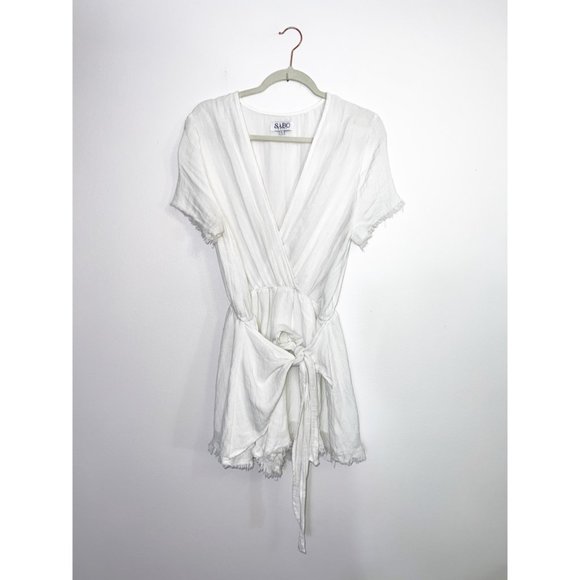 Sabo Skirt Cream Wrap Jumpsuit - Picture 2 of 9